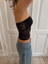 Zera lace top - Black