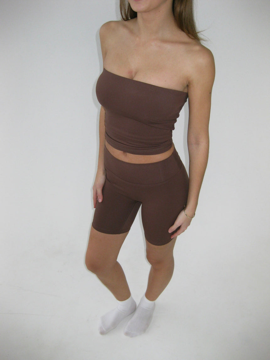 Core tube top - Espresso