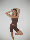 Core tube top - Espresso
