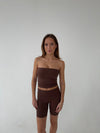 Core tube top - Espresso