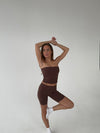 Core tube top - Espresso