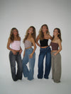 Core tube top - Espresso