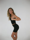 Core tube top - Jet Black