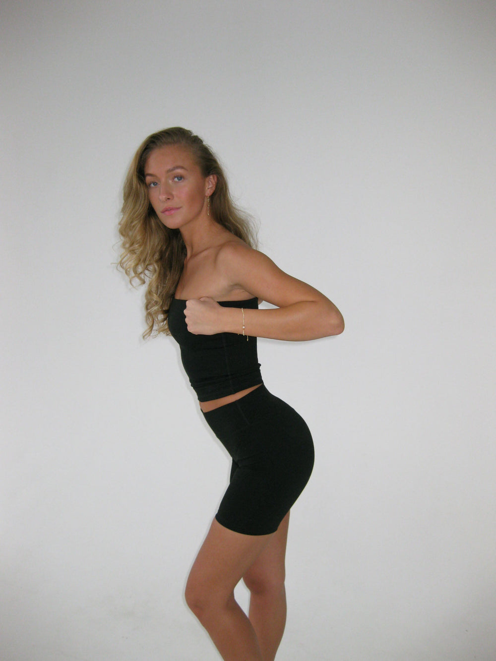 Core tube top - Jet Black