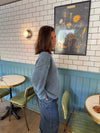Silkeline turtleneck - Blue