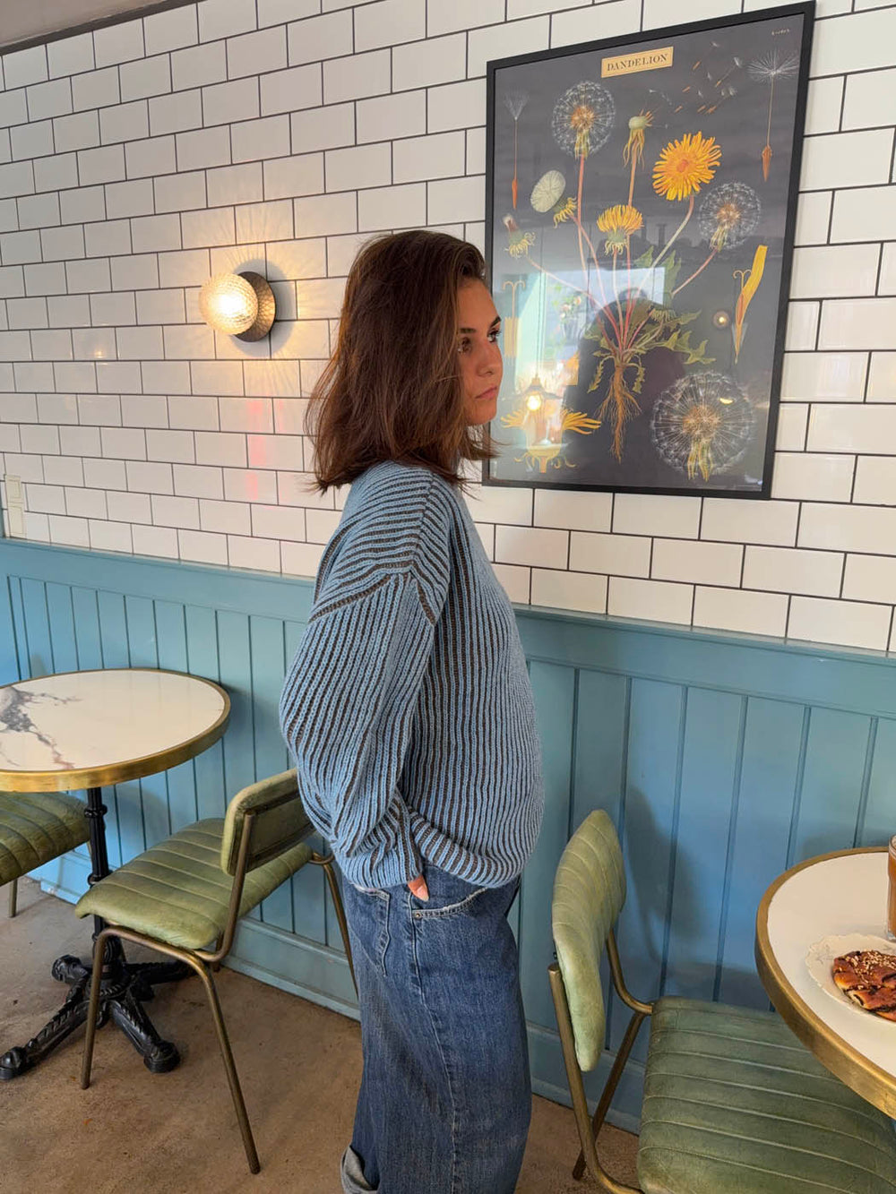 Silkeline turtleneck - Blue
