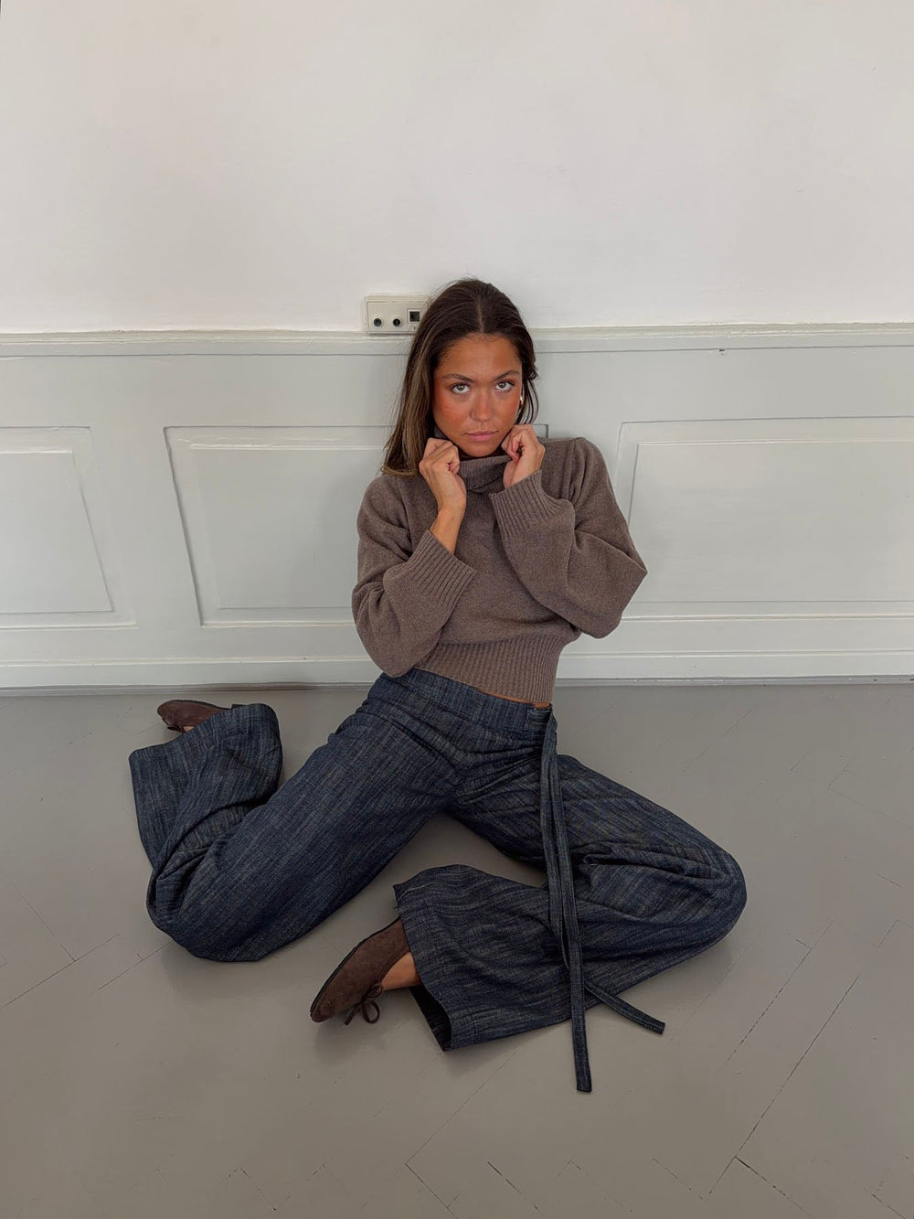 Vivina turtleneck - Brown