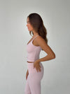 Lively v-neck tank top - Candy floss