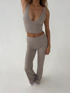Ultimate v-neck top - Ash