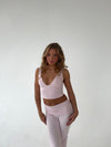 Ultimate v-neck top - Candyfloss
