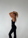 Ultimate v-neck top - Jet Black