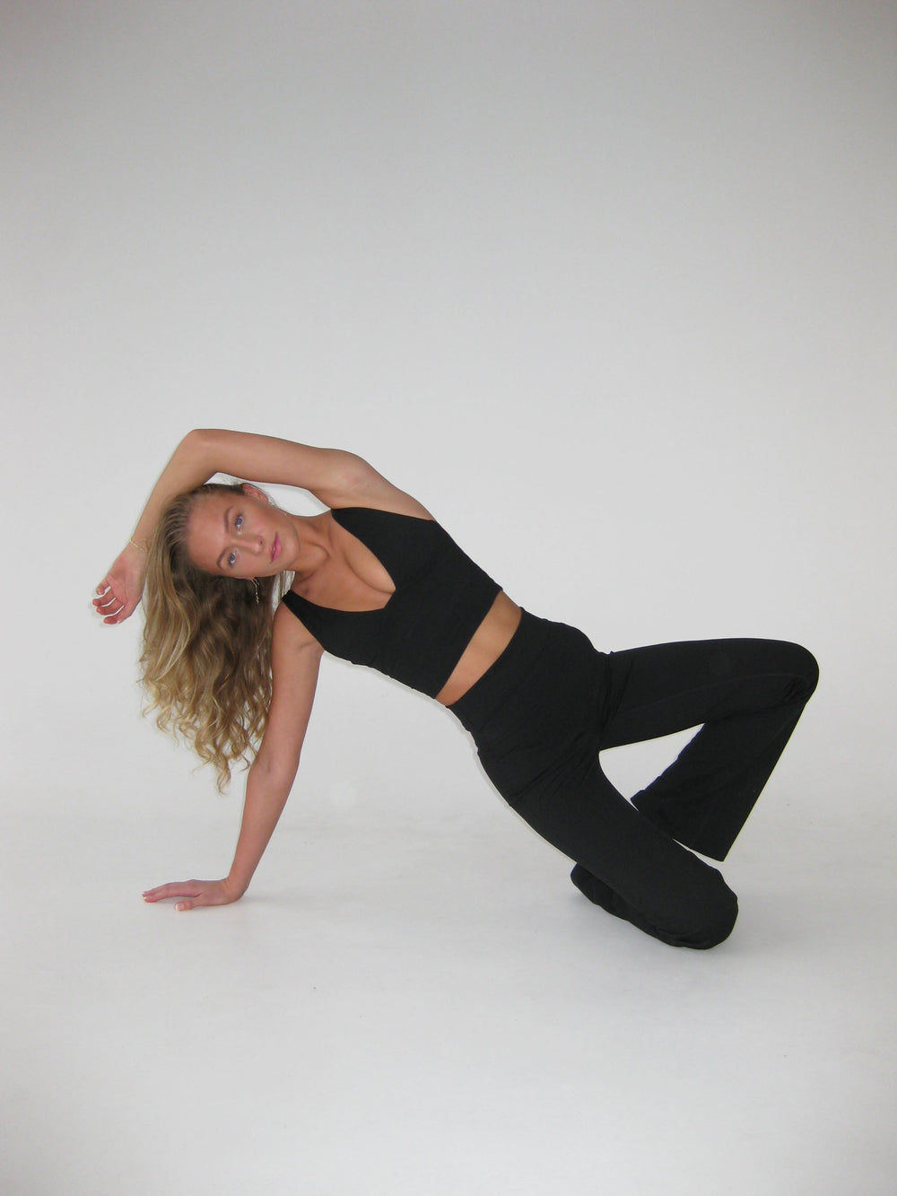 Ultimate v-neck top - Jet Black