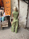 Armina vest with details - Green