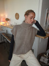 Fiona high neck vest - Beige