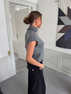 Linua vest with turtleneck - Grey