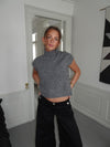 Linua vest with turtleneck - Grey