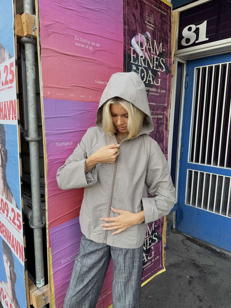 Ashley windbreaker jacket - Beige