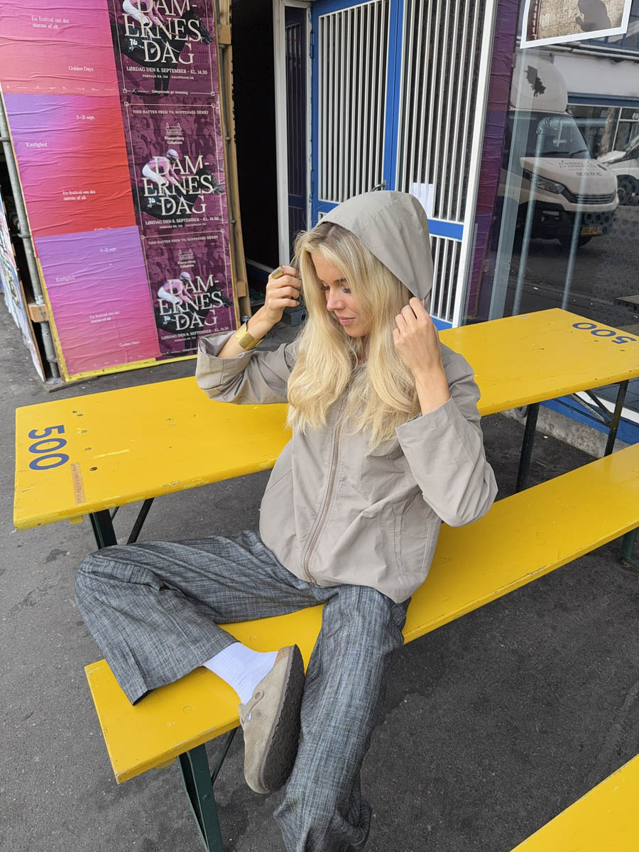 Ashley windbreaker jacket - Beige