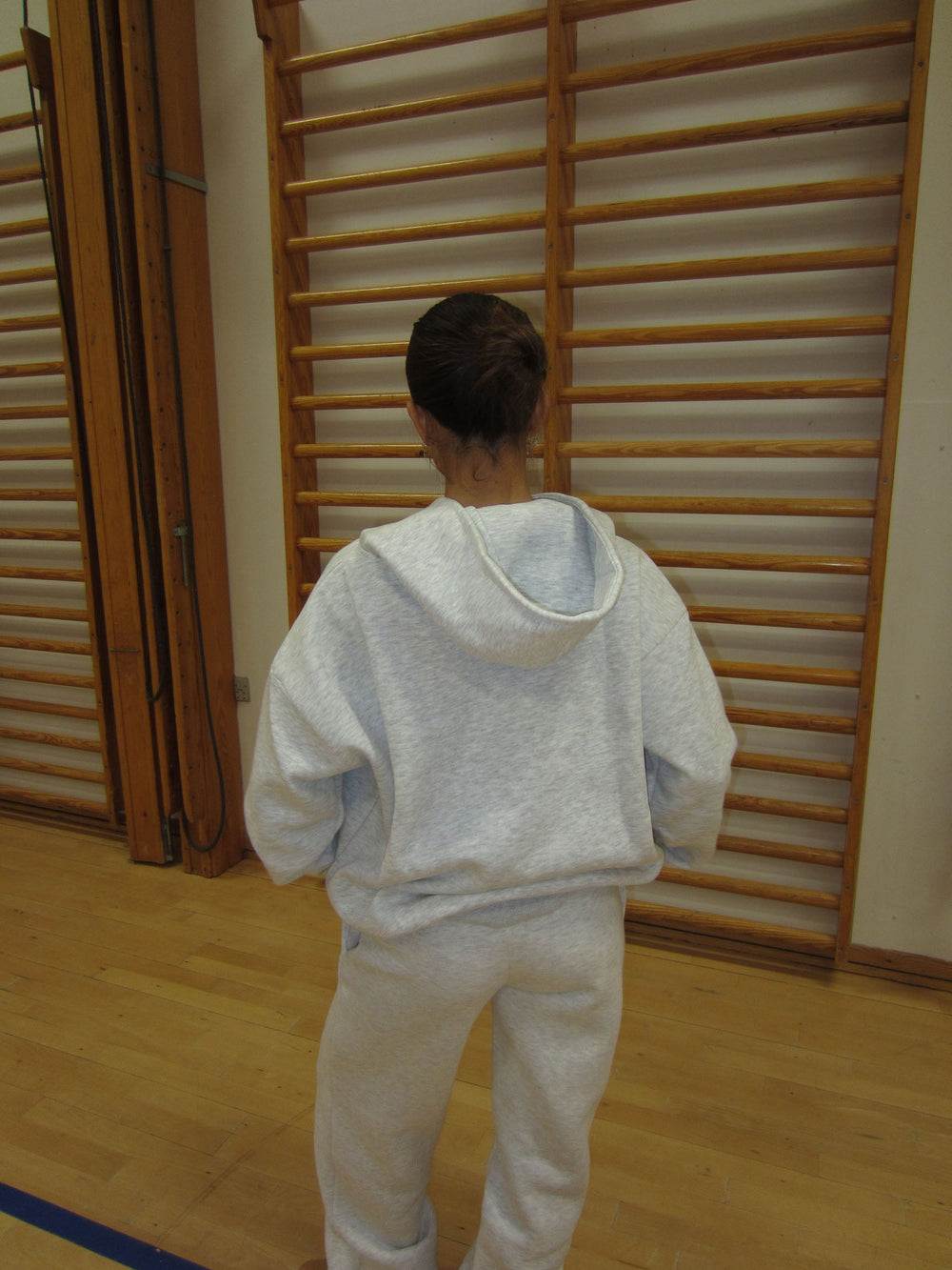 Jessica zip hoodie - Light grey
