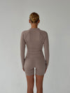 Essential zip up jacket - Ash