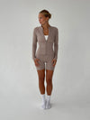 Essential zip up jacket - Ash