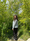 Mikayla striped jackey - Navy/white