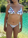 Antiqua bikini - white with butterflies