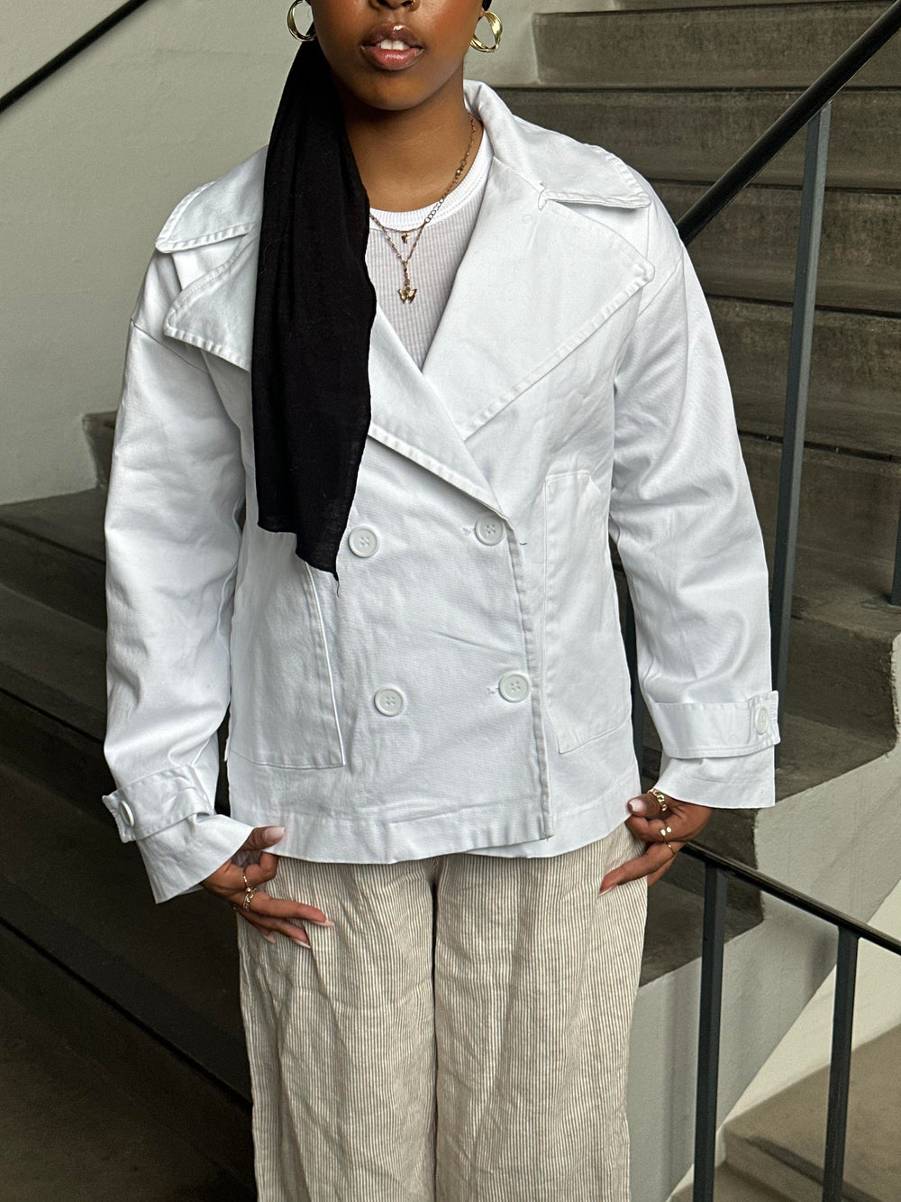 Ginalli cowboy jacket - White