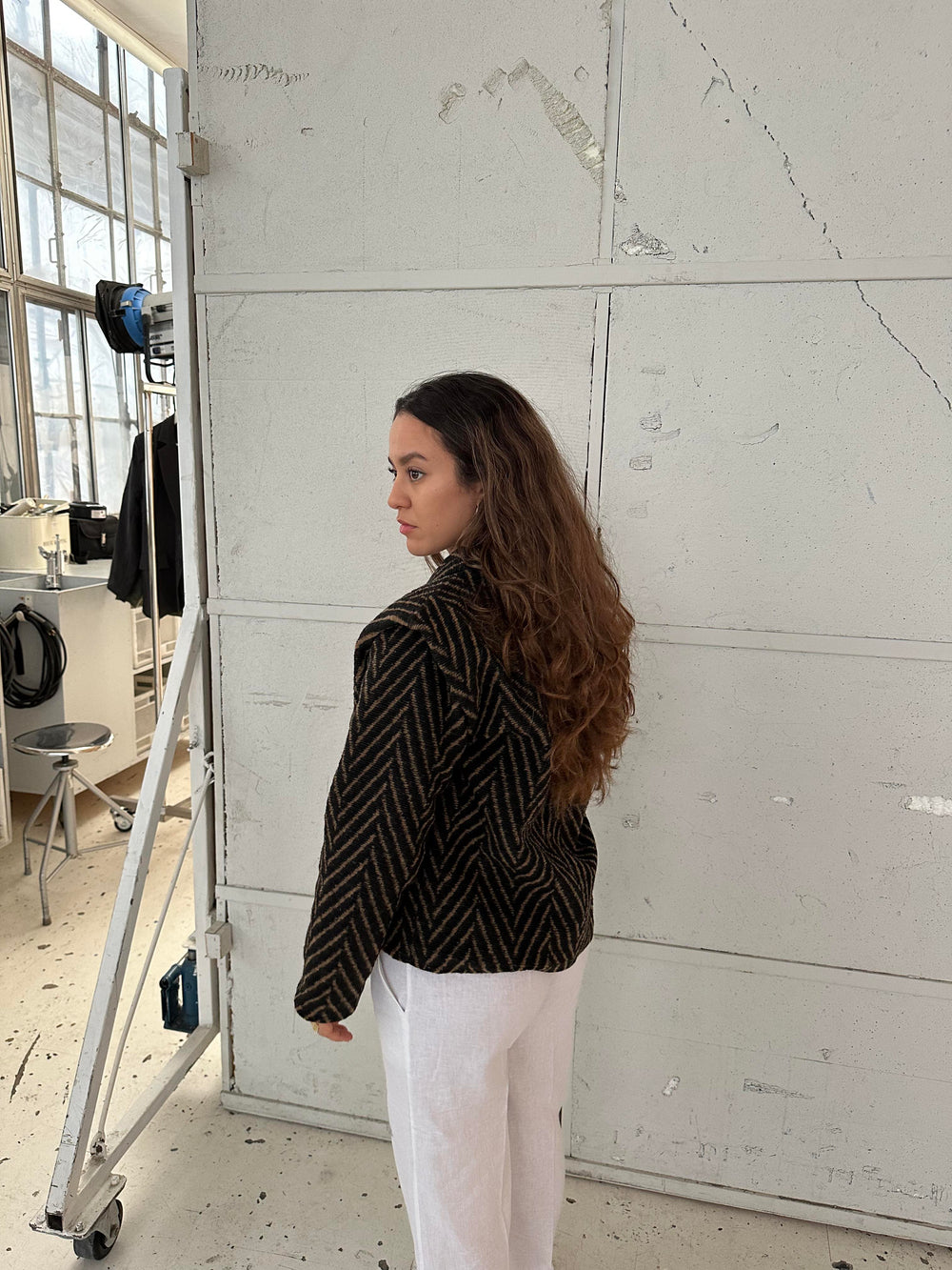 Astoria jacket/blazer - Black/Beige