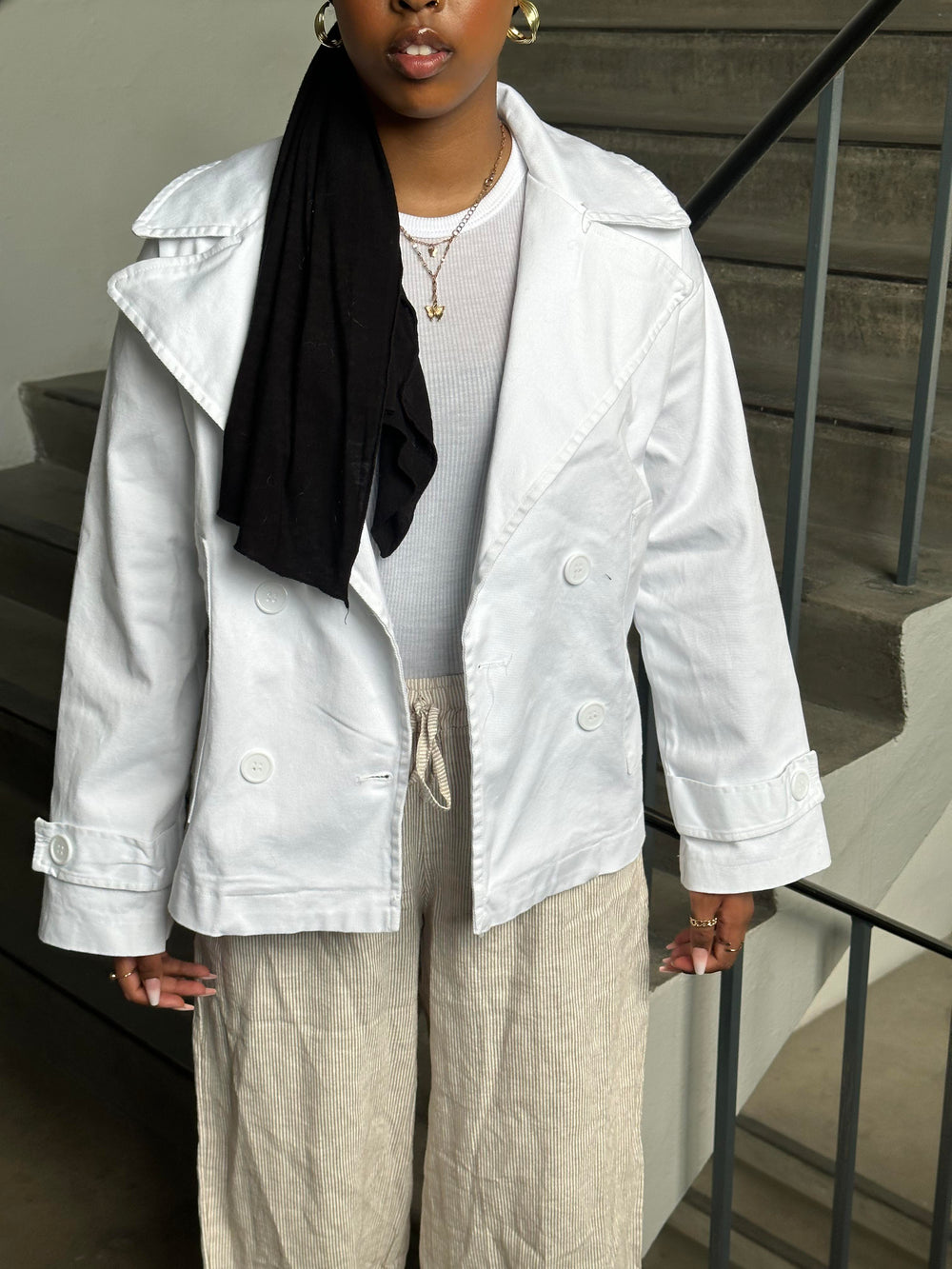 Ginalli cowboy jacket - White