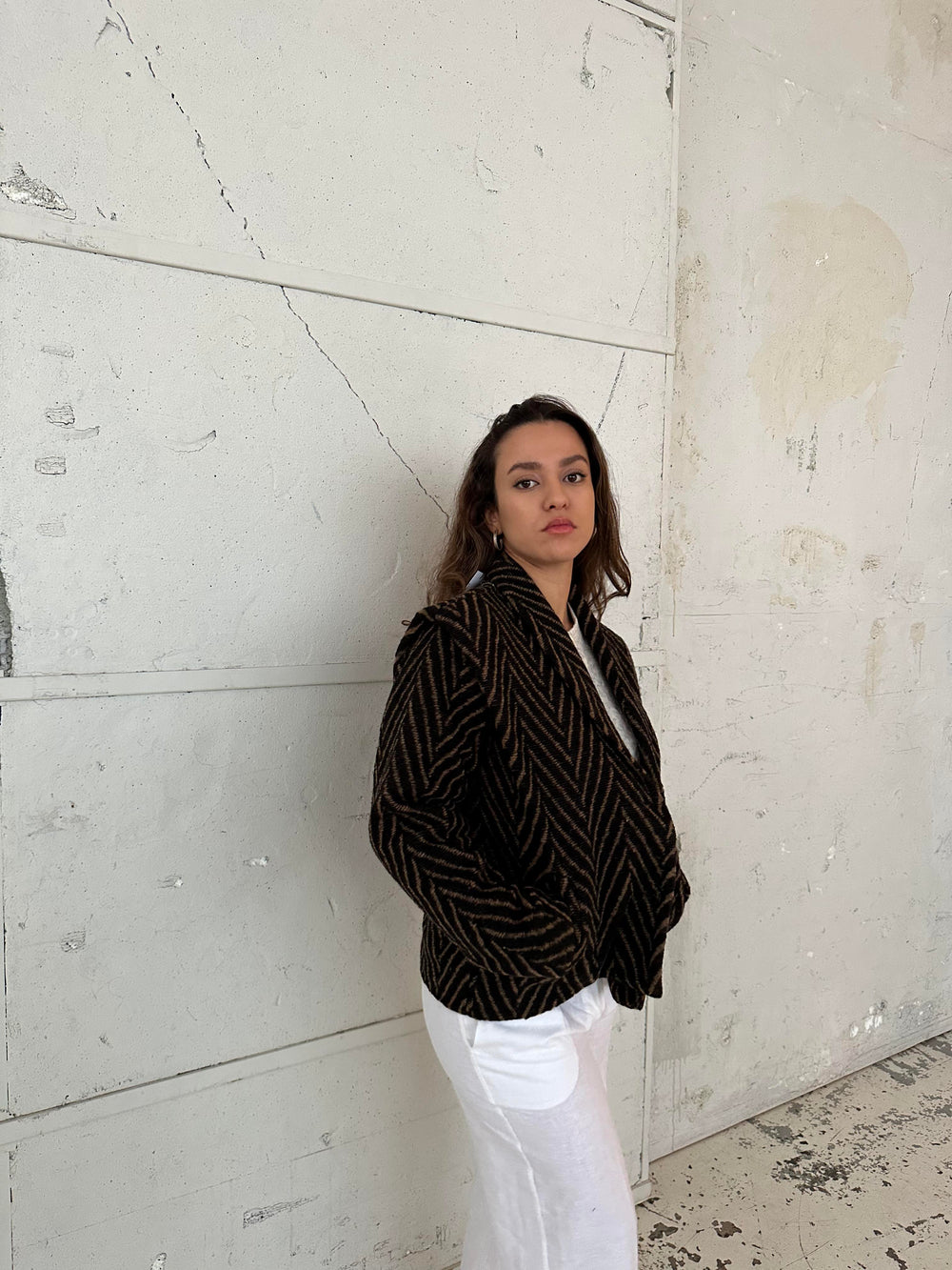 Astoria jacket/blazer - Black/Beige