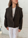Astoria jacket/blazer - Black/Beige