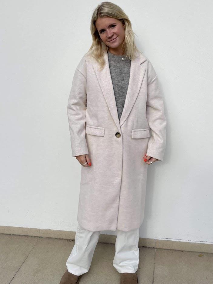 Paisley coat - off white/white