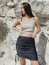 Naomi satin top - Beige