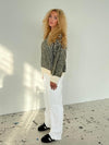 Sira knit - white/khaki